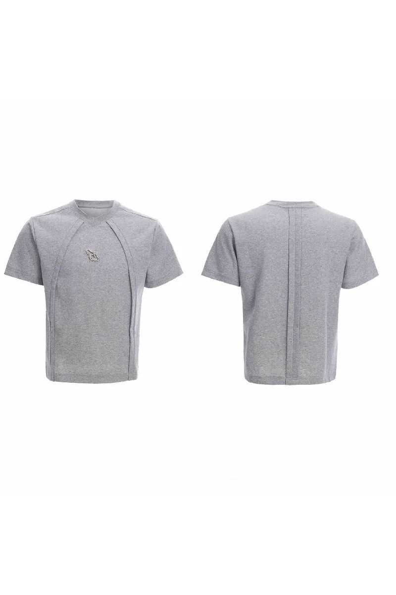 Deconstructed Logo Boxy Tee