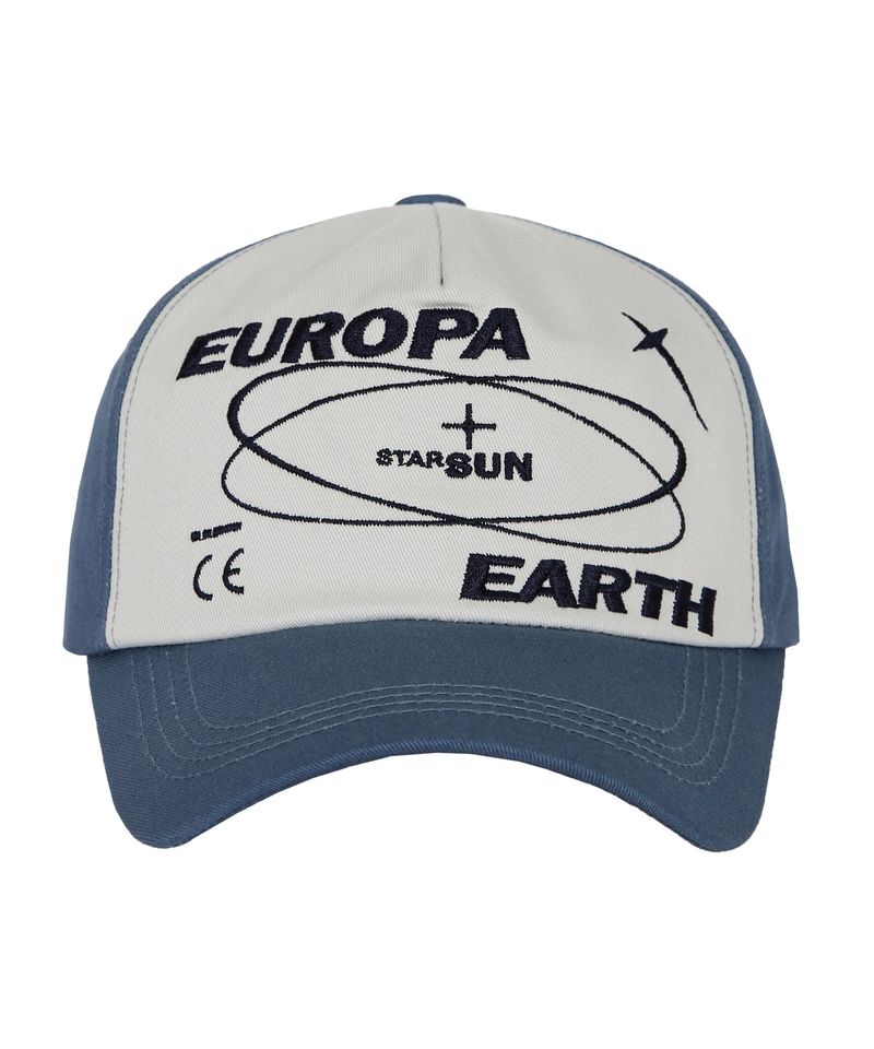 Europa 5 Panel Cap Blue