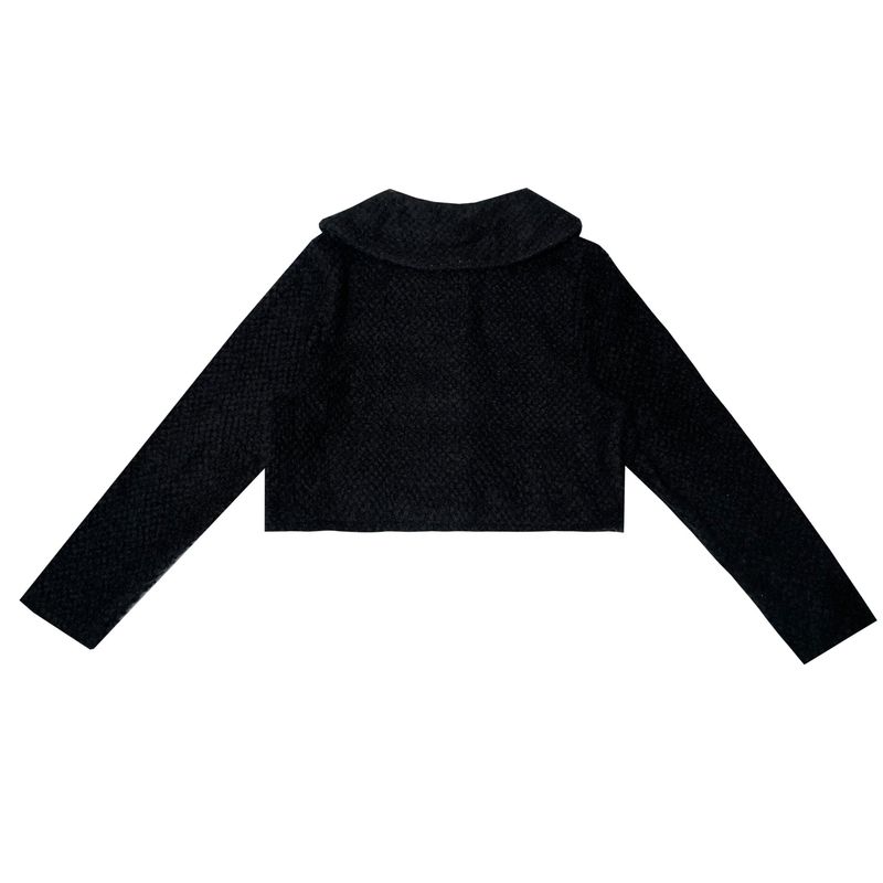 Azure short cardigan (black)