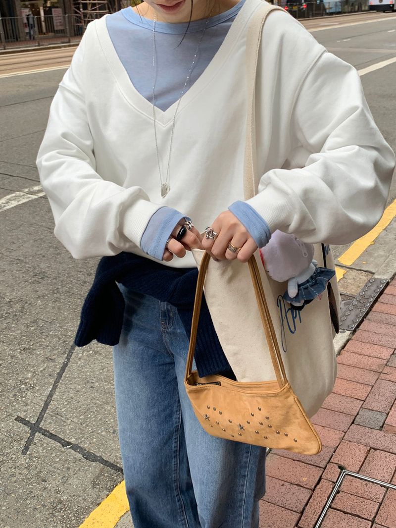[MADE] TA DEEP V-NECK SWEATSHIRT