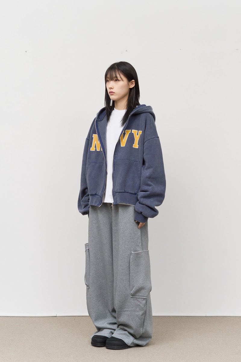 Mid Cargo Wide Sweatpants