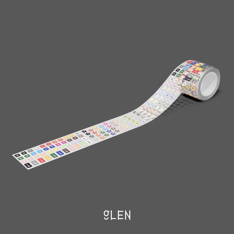 GLENの「ビニール ペーパー スモール シェイプ アロー キスカット テープ（雑貨/ステーショナリー）」