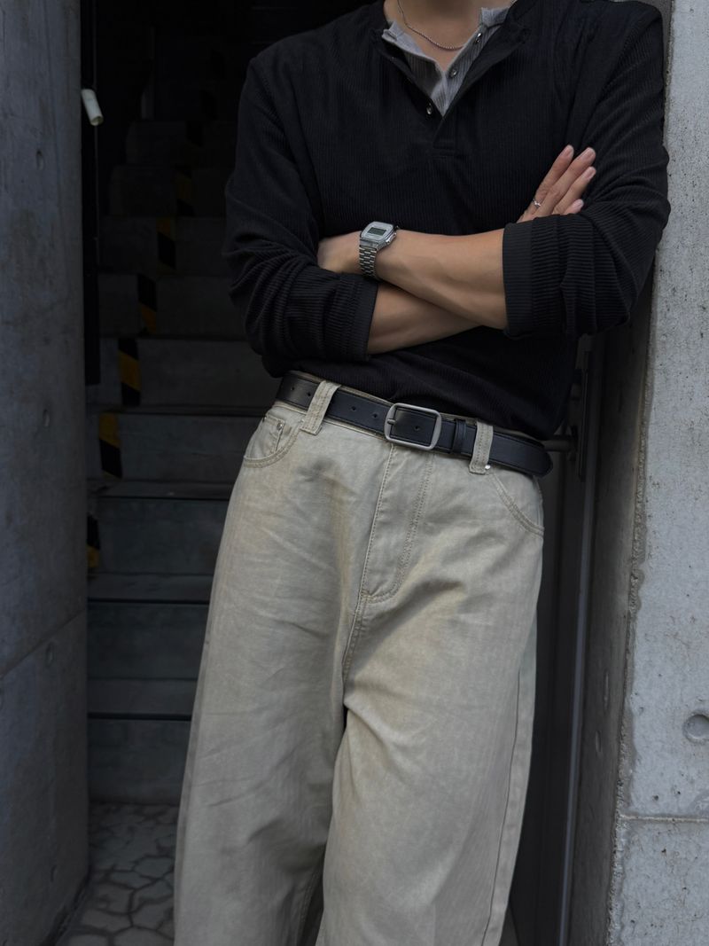Baki herringbone balloon pants