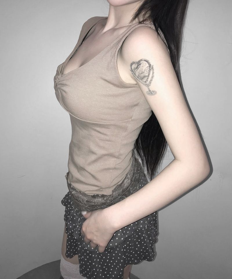 ricot lace top (3colors)