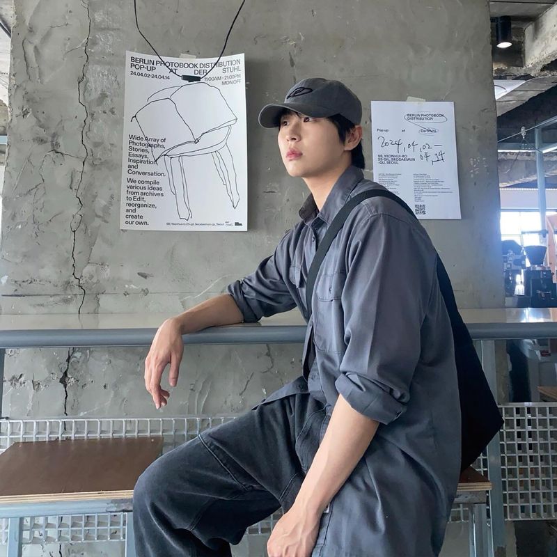 M-30 Double Loop Logo Ballcap Darkgray