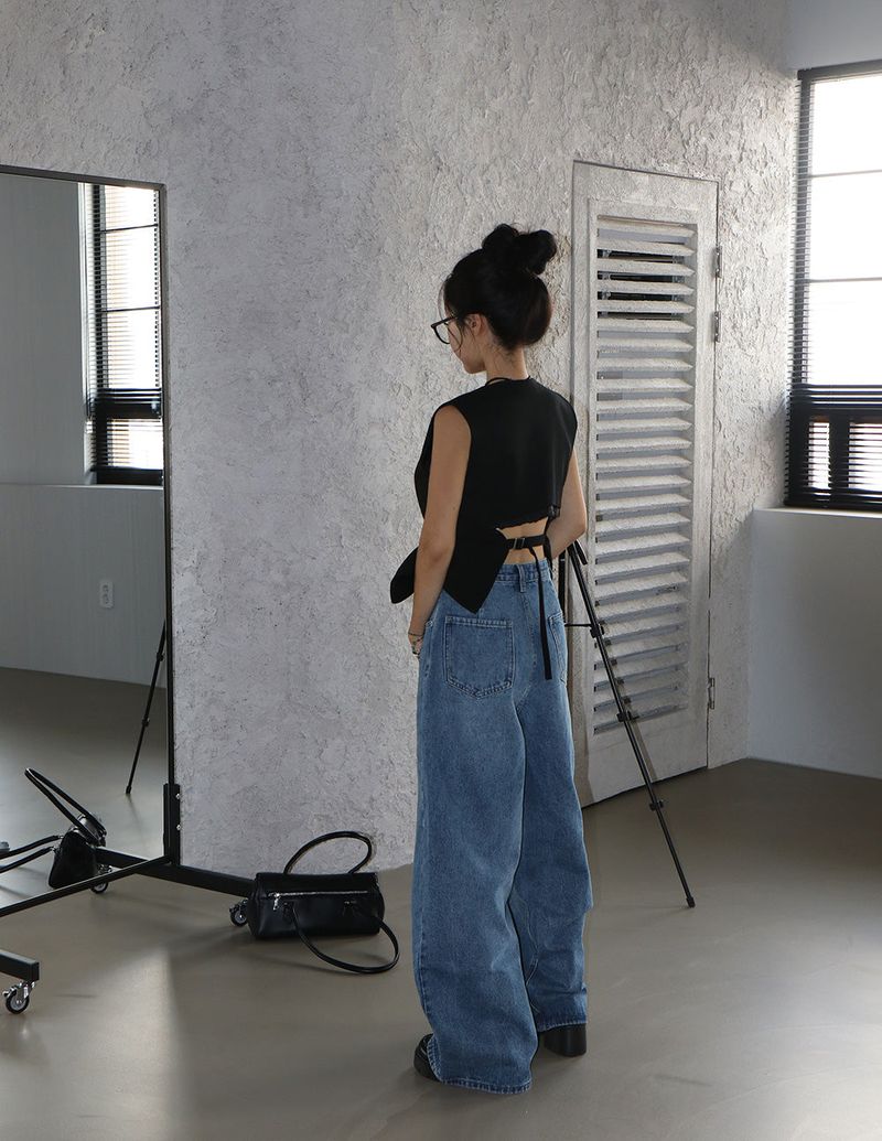 Celeb Long Wide Jeans