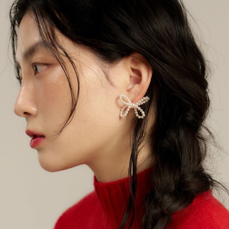 geegee(ジジ)の「pearl navi earring - white(Accessories)」