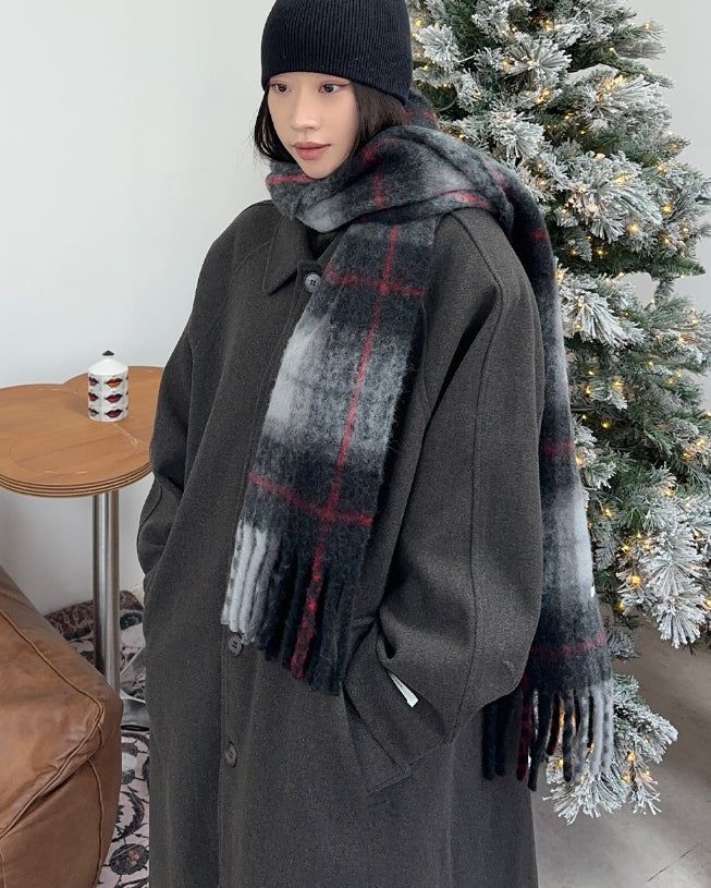 Malone Wool Check Muffler