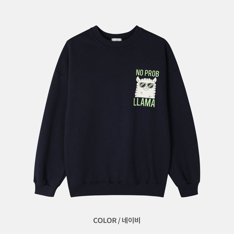 Couple Lama Character Sweatshirt 3COLOR