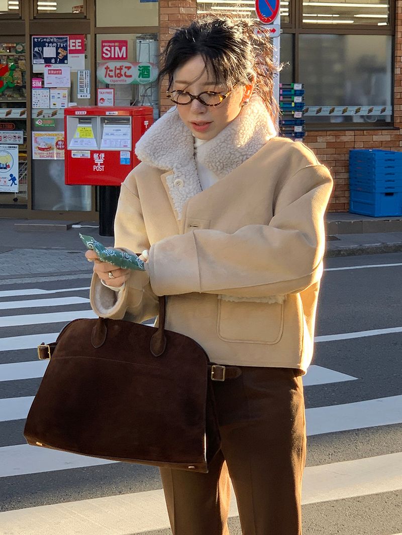 [MADE] [Wool Napping] Winter Warm Long Bootcut Slacks
