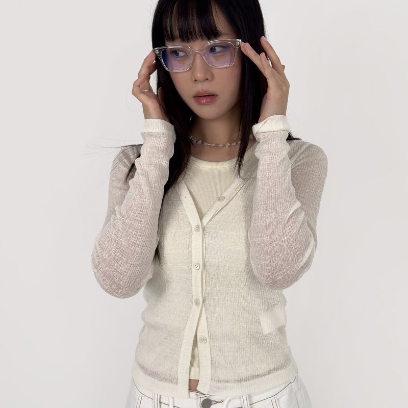 [prts made] plan ribbed sleeveless top (6colors)