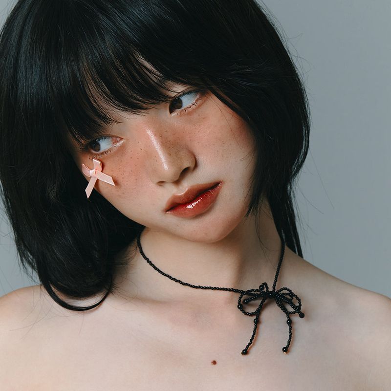 OVT-U（オーブイティーユー）の「[925 SILVER] Onyx Butterfly Necklace（Accessories）」