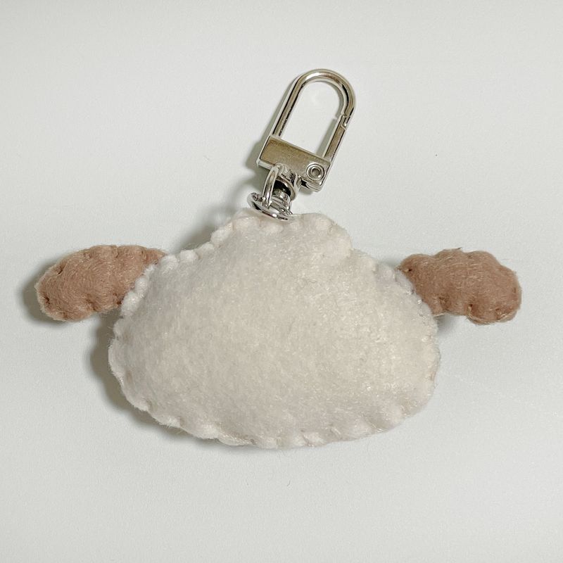 [MADE] Steamed Bun Puppy Key ring