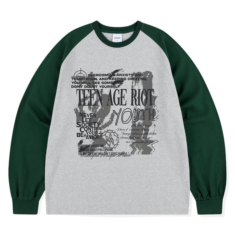 mahagrid（マハグリッド）の「YOUTH RAGLAN LS TEE（Tops）」