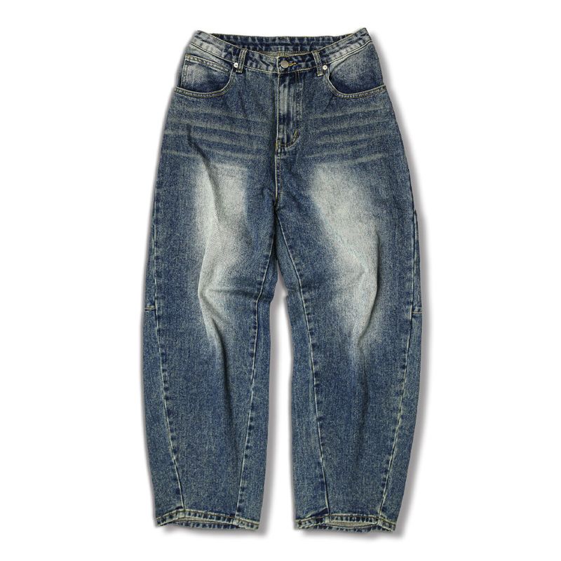 Usual Balloon Cut Denim Pants - 4COLOR