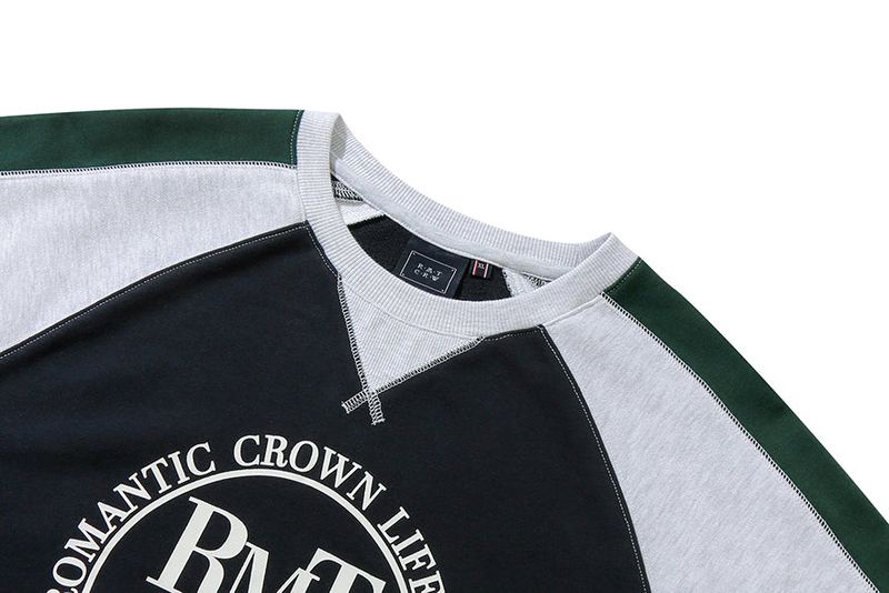 CIRCLE LOGO SWEAT SHIRT_NAVY