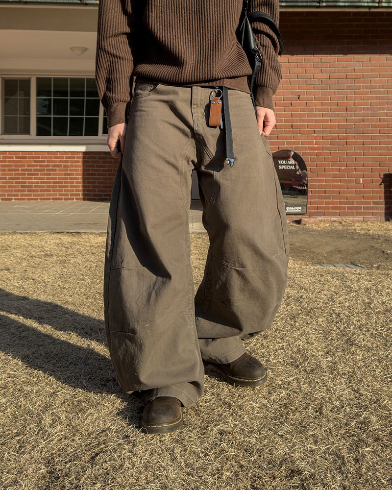 OVRUNE Panel Curved Cotton Pants