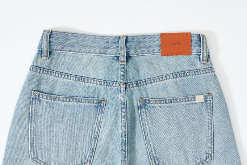 TEEN DESTROYED SLIM WIDE DENIM code 26231