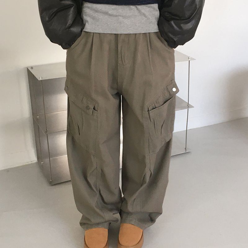 Pekham Vintage Pocket Wide Cargo Pants