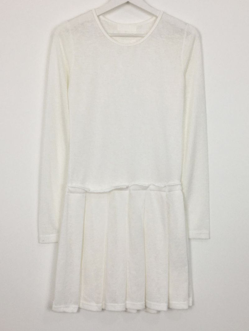 Low Knit Pleated One-Piece (3color) 