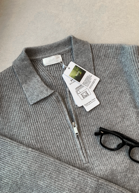  Slag Bella Hachi Half Zip Up Kara Knit