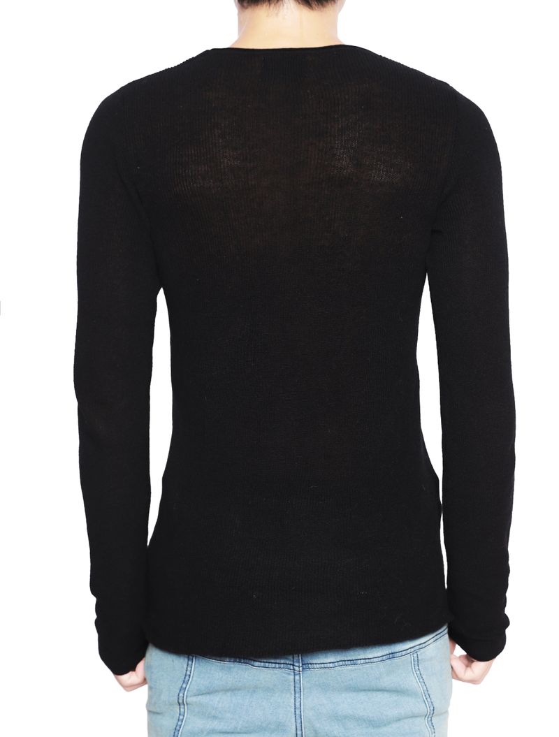 KNIT BLACK LONG SLEEVES