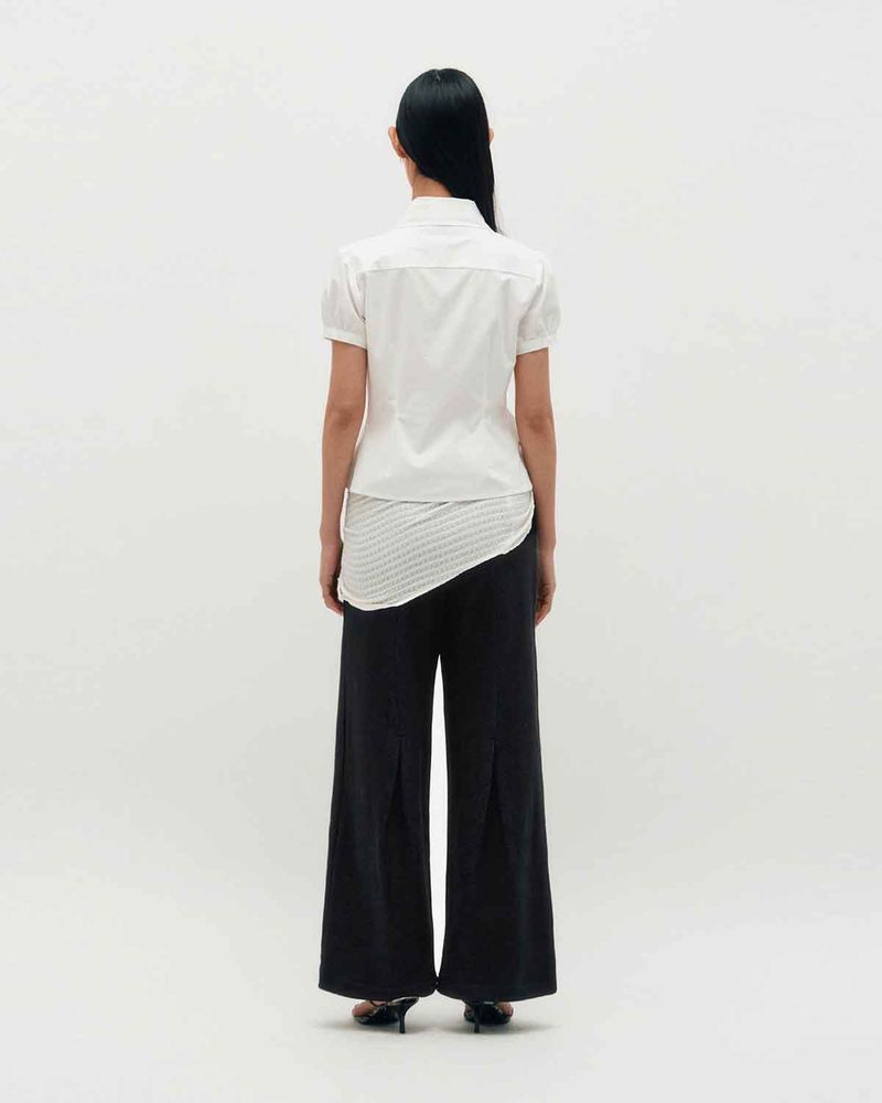 Layered Wrap Tie _ IVORY