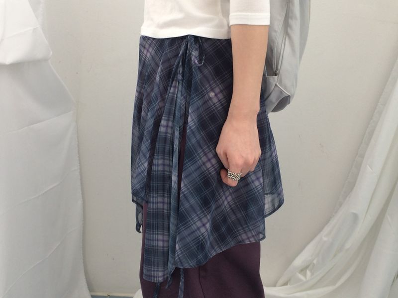 Semi-balloon pocket cotton pants