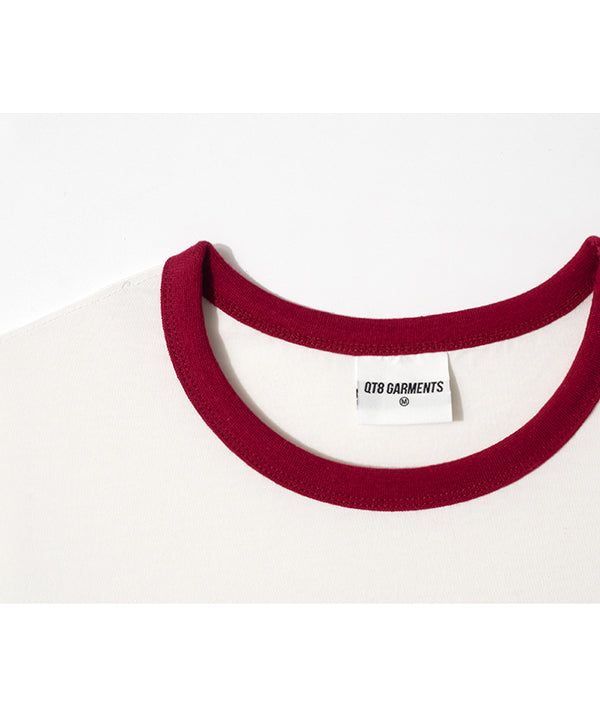 OC My First Breakin’ Ringer Tee (Burgundy)
