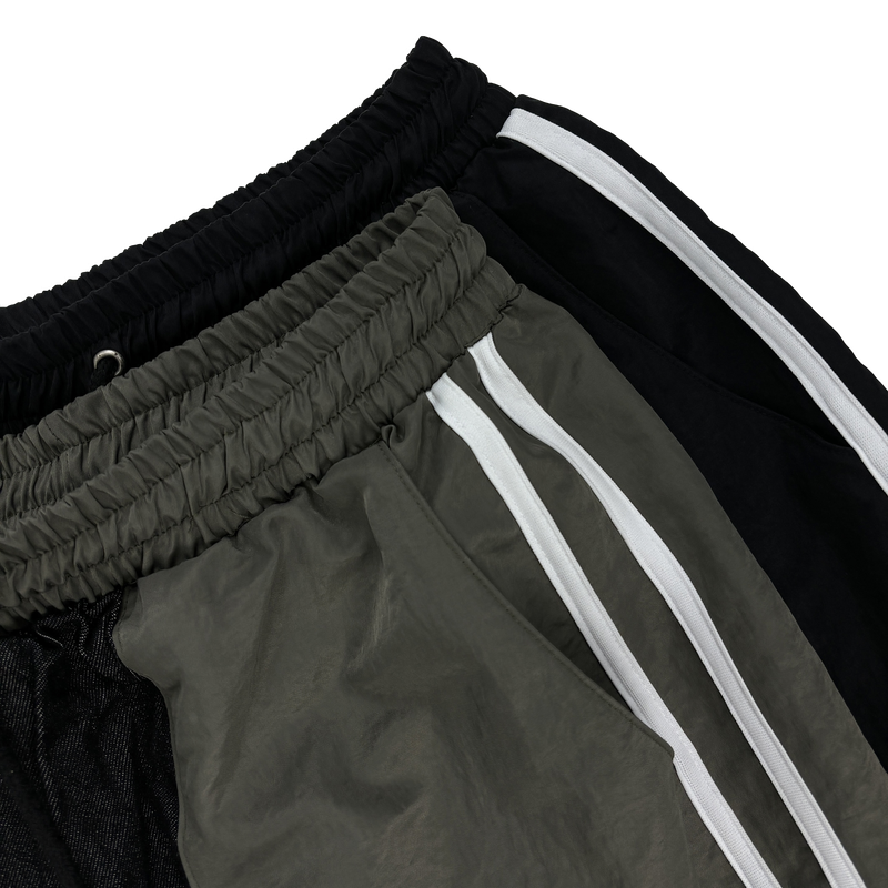 Washa denim mix pants
