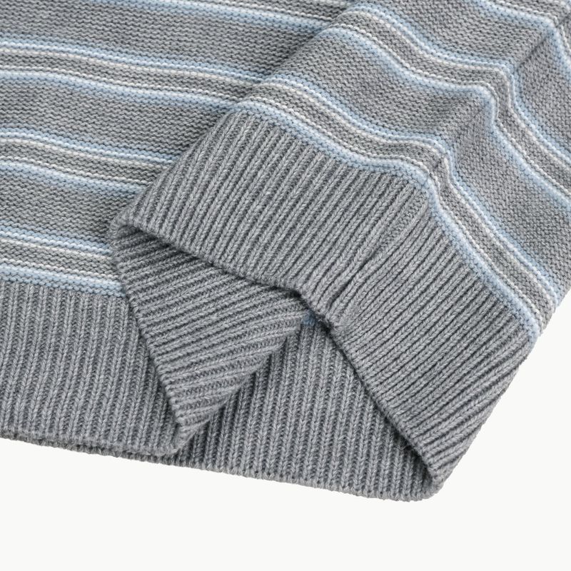 Reverse stripe knit 2COLOR