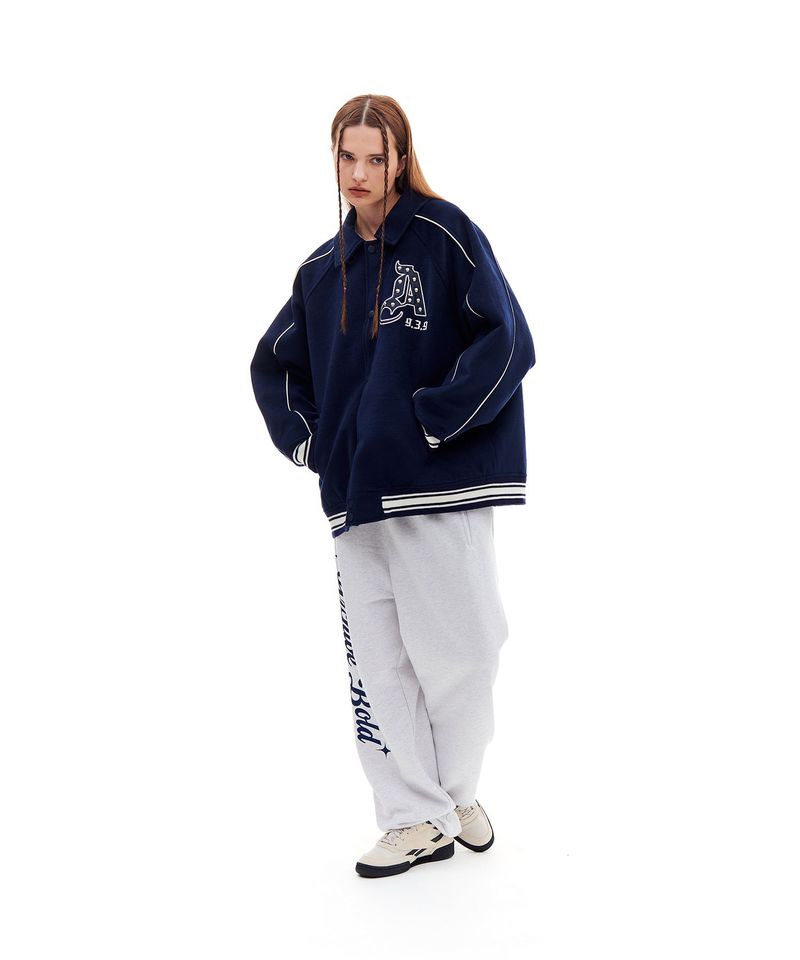 AB STUD WOOL JACKET (NAVY)