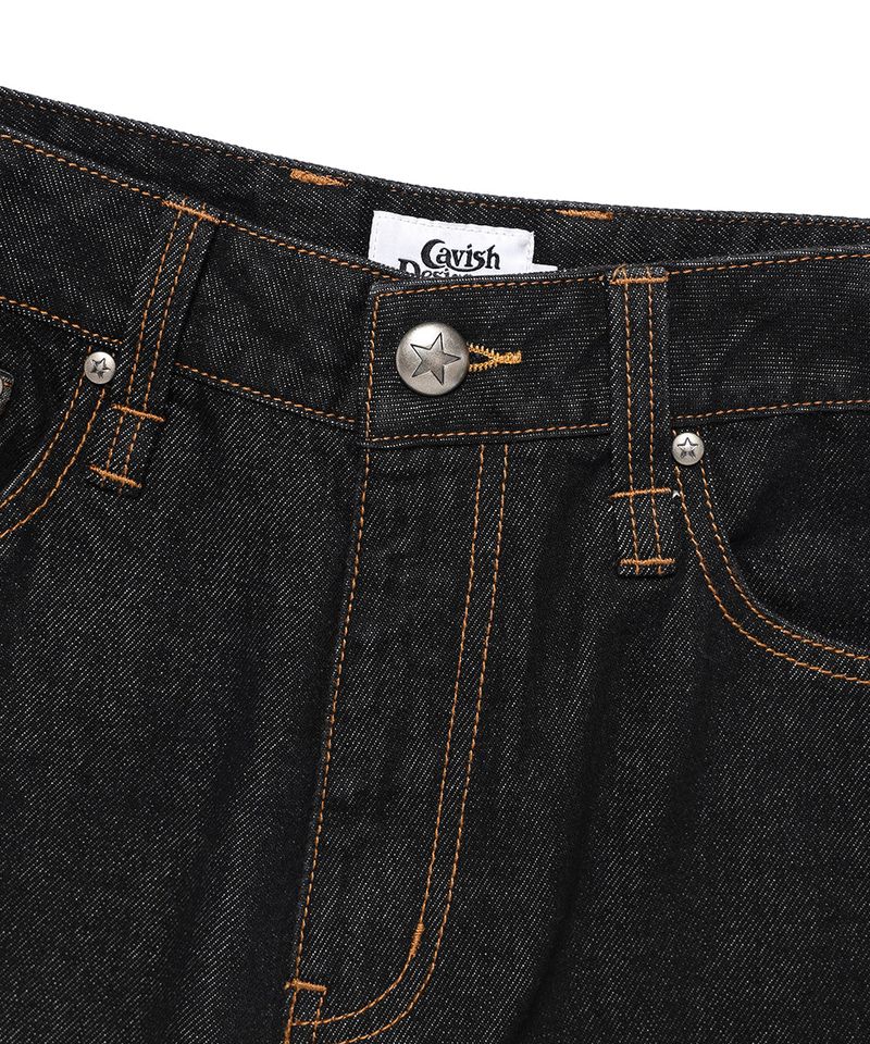 W CHECK DENIM PANTS BLACK(CV2FFFD110A)