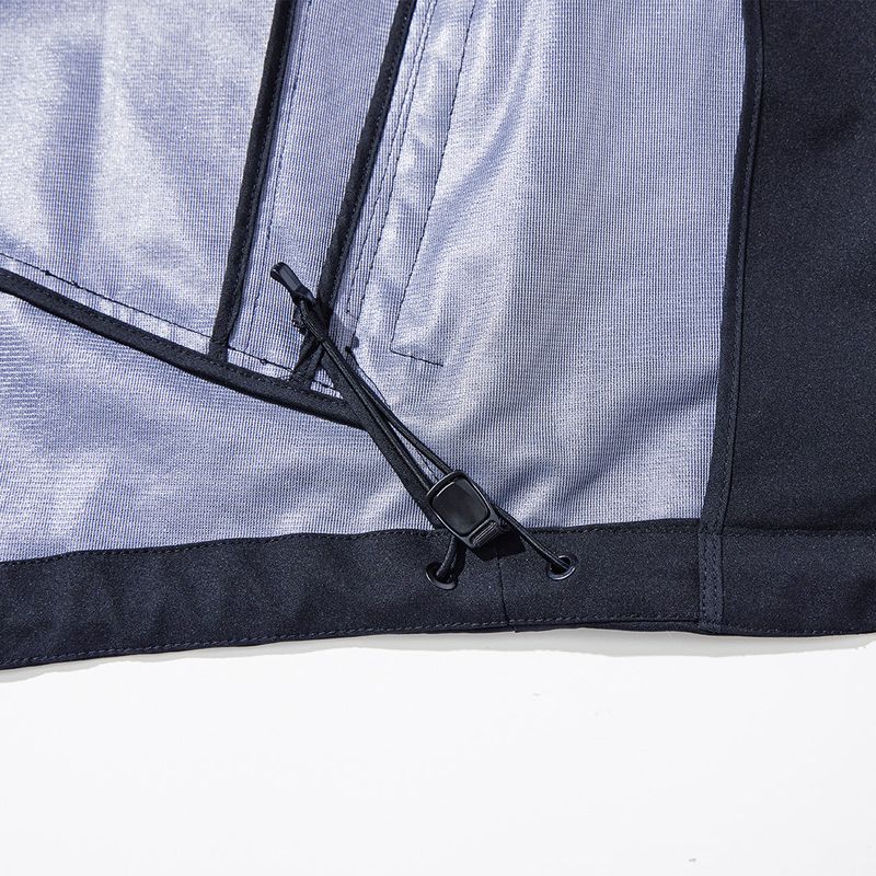 3 Layer Hard Shell Mid-Jacket - NAVY