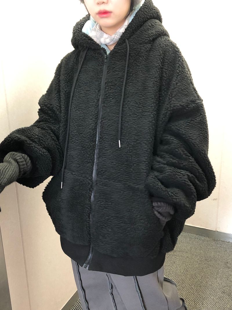 Pori hood zip-up