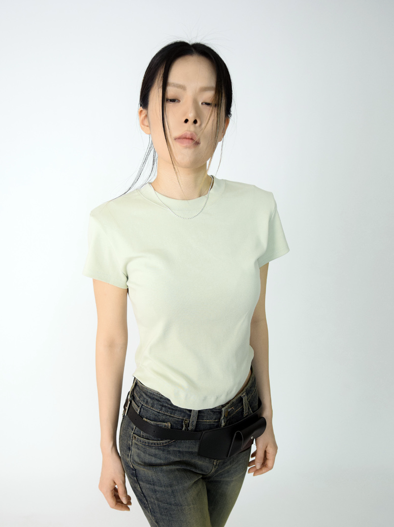 crop rounde T(4color)
