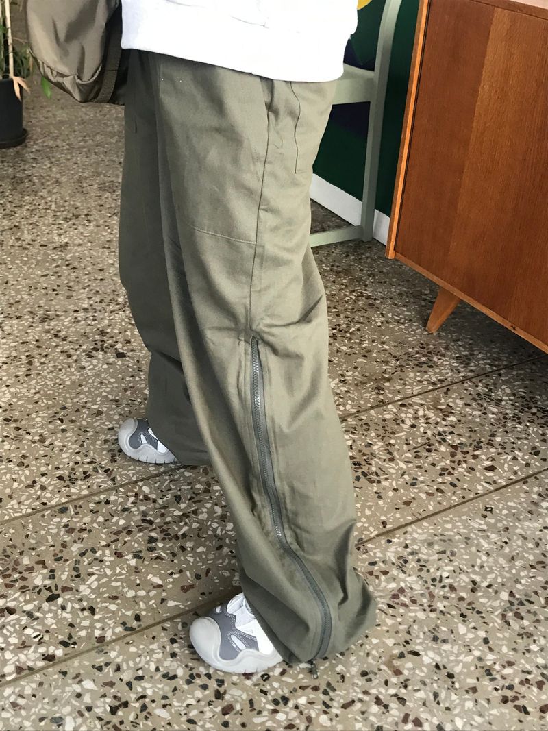 Nicole zipper banding pants