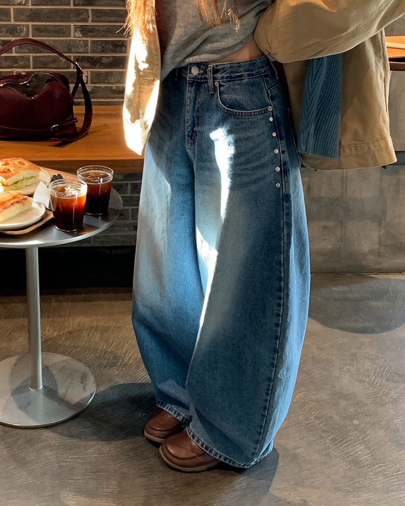 [ORIGINAL] PRESS BALLOON WIDE DENIM PANTS