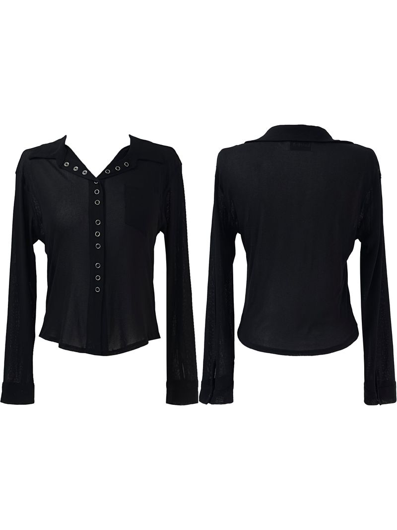 tint see-through layered shirt (2color)