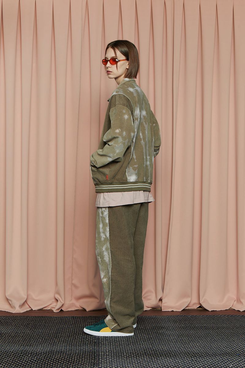 VELOUR CORDUROY BLOUSON / KHAKI