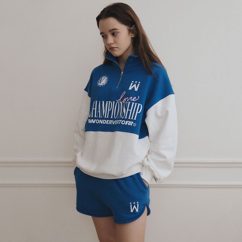 Sporty Half Zip-up [2 Color]