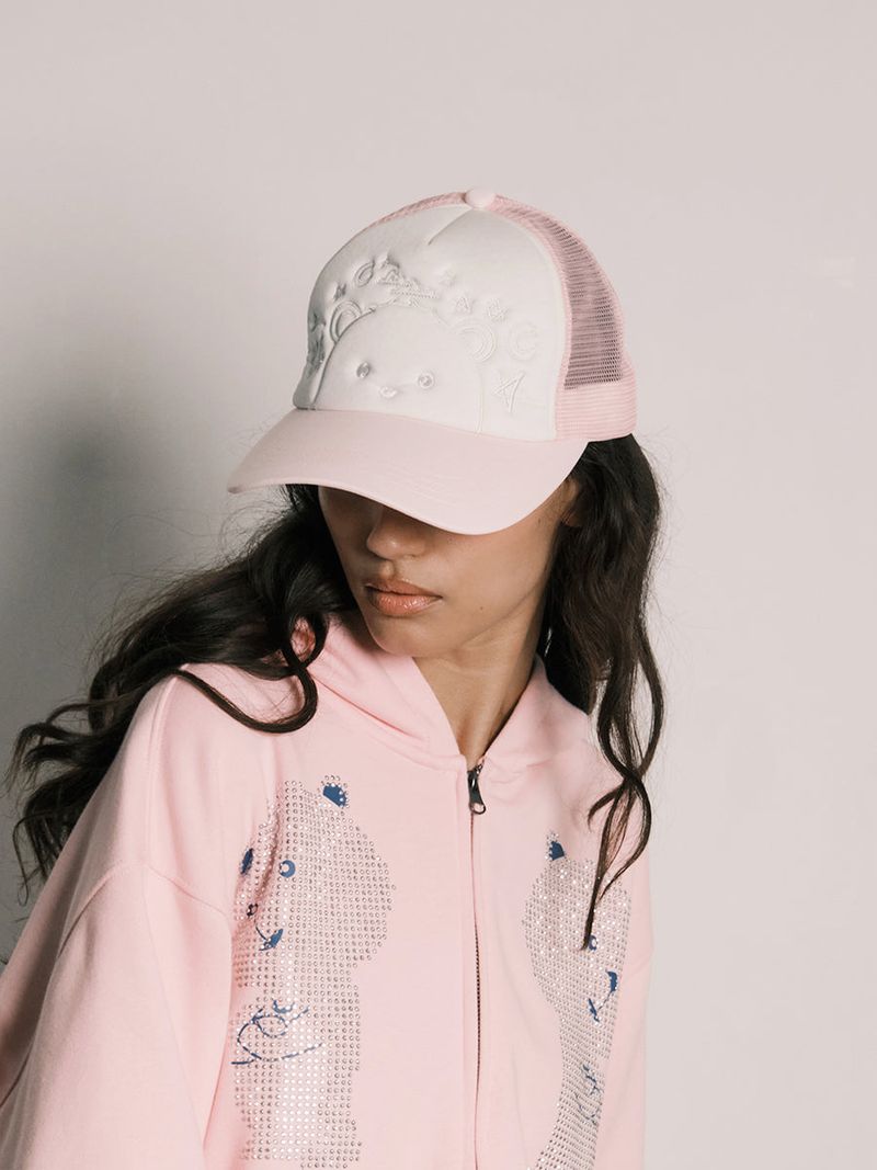 DALGOMM TRUCKER CAP (PINK)