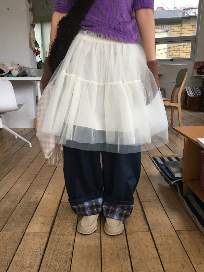 [MD Pick] Non-Fade Check Roll-up Denim (2 Colors)