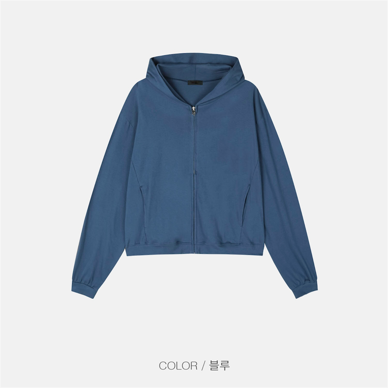 Tiny Cropped Zip-Up (5 Colors)