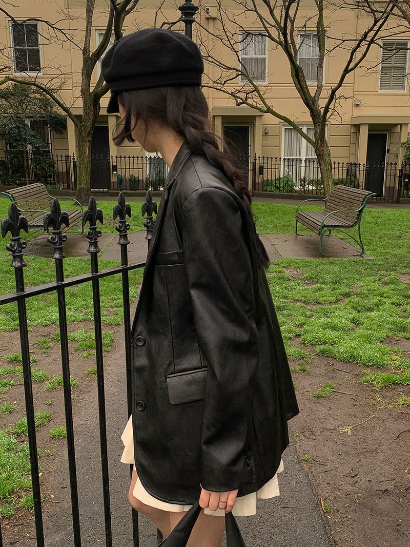 [MADE] Onz Classic Vegan Leather Jacket