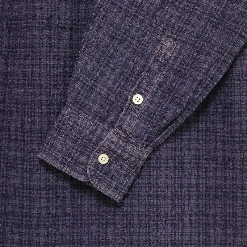FADED TEXTURE CHECK SHIRT
