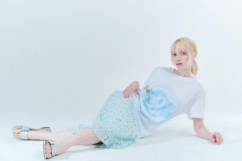 Bubble printing t-shirt