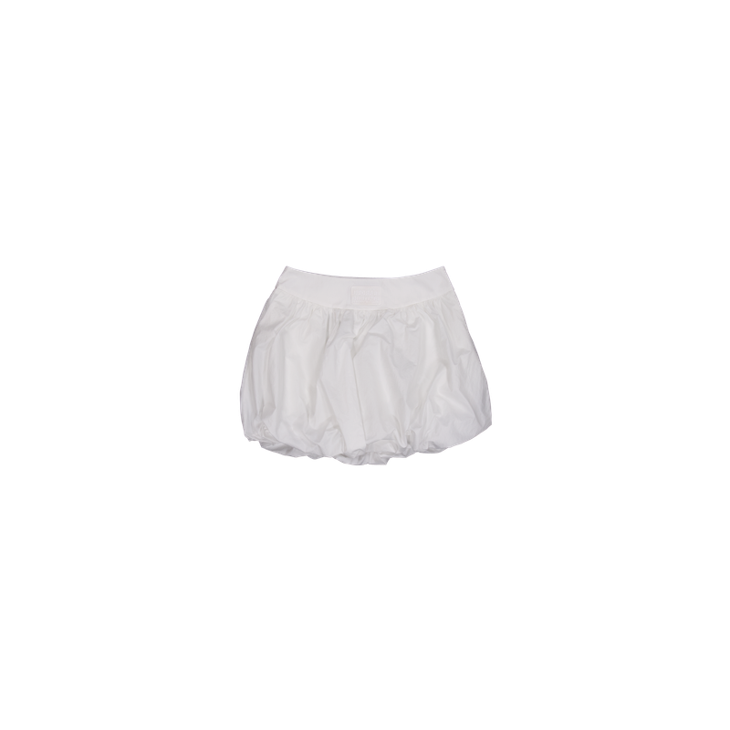 [UPDRAFT]BALLOON NYLON SKIRT WHITE