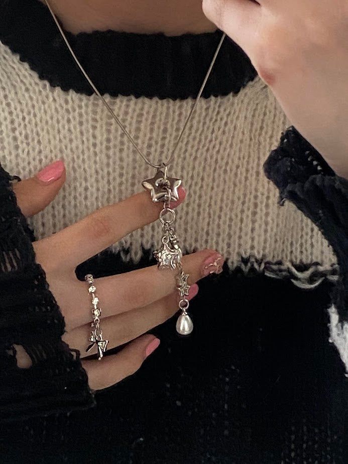 star ttt necklace