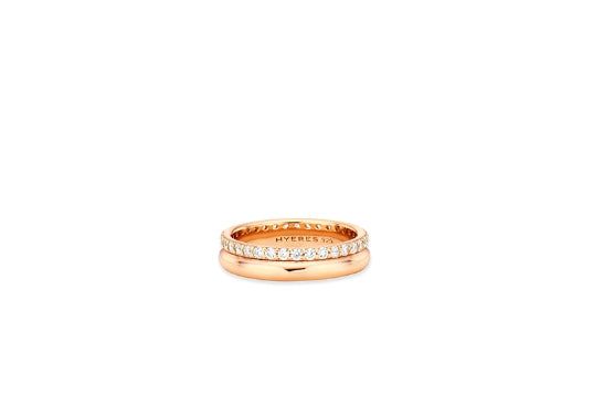 25FW★ Champagne Full Moon Silver (P) Duo Shine Ring